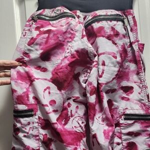 Zumba Fitness Pink and White Pants